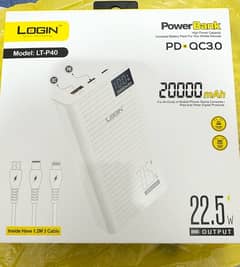 Login Original 20,000mAh power bank