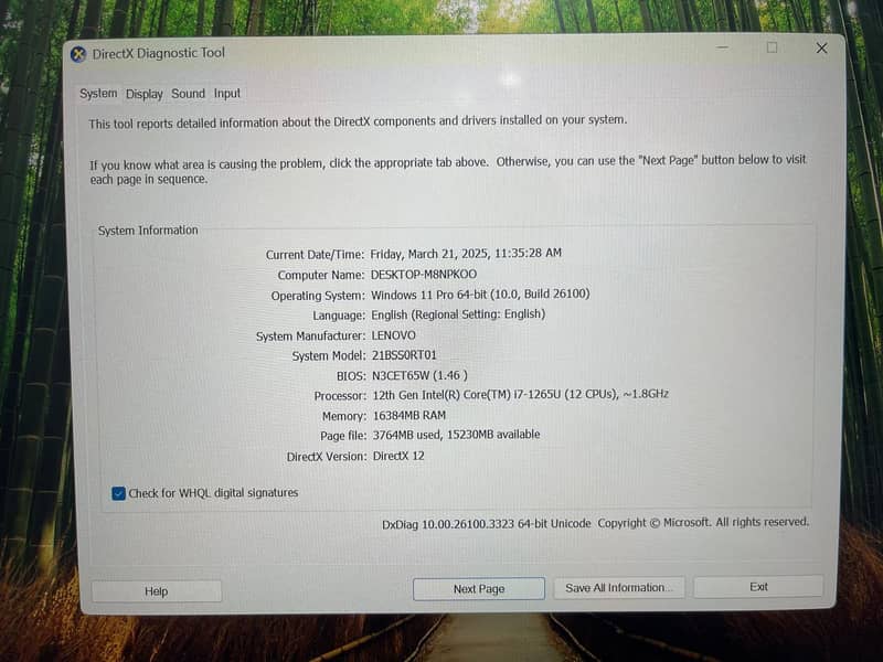 Lenovo ThinkPad T14s Gen 3 i7 12th Gen (0322-8832611) 12