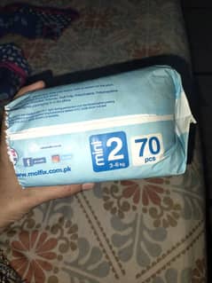 Molfix diapers size 2 half packet