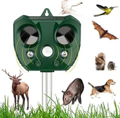 outdoor Solar birds Ultrasonic Animal Repeller Pest control waterproof