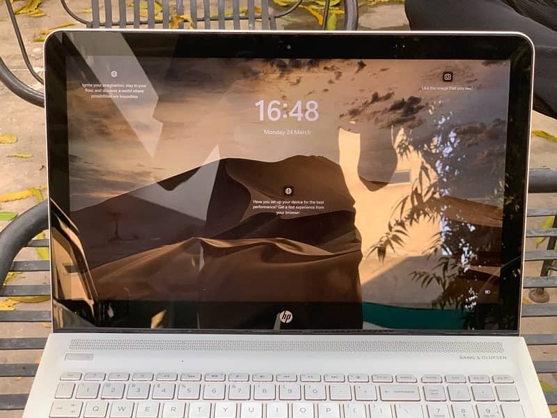 HP envy notebook i7 7th gen touch and type 3