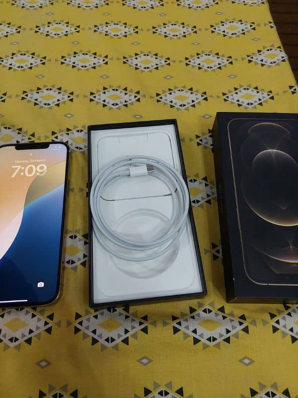 IPhone 12 Pro max PTA Approved Original with Box 9