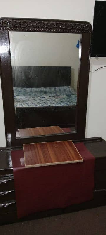 Double bed, Diamond double foam, and Mirror Table for sale 4