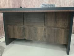 Office Executive Tables With Side Rack