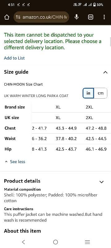 Men's Winter Warm Coat (CHIN·MOON) Windproof Puffer Jacket with Hood 7