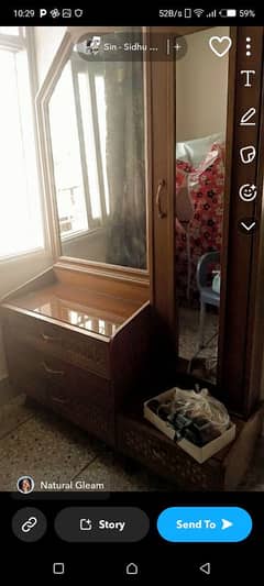 New style wooden used furniture with Led lights