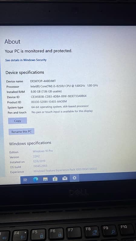 Dell 8th generation 6