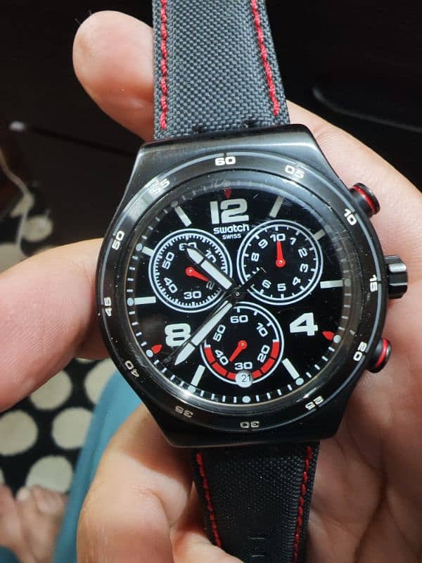 Swatch V8, swiss quartz chronograph watch 0