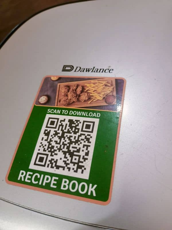 Dawalance air fryer in new condition 1