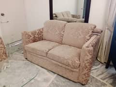 4 seater sofa sets with wooden centre table