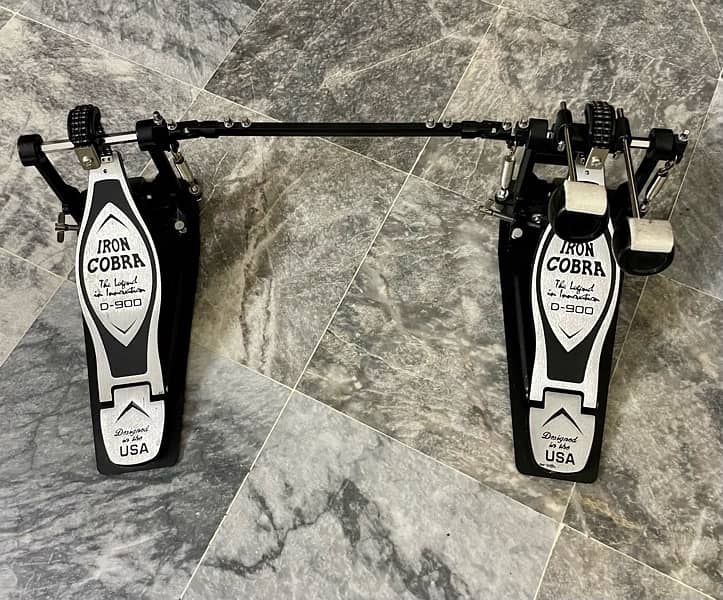 Drums Bass Pedal / Drums Bass/ iron Cobra D 900 Double bass pedal 0