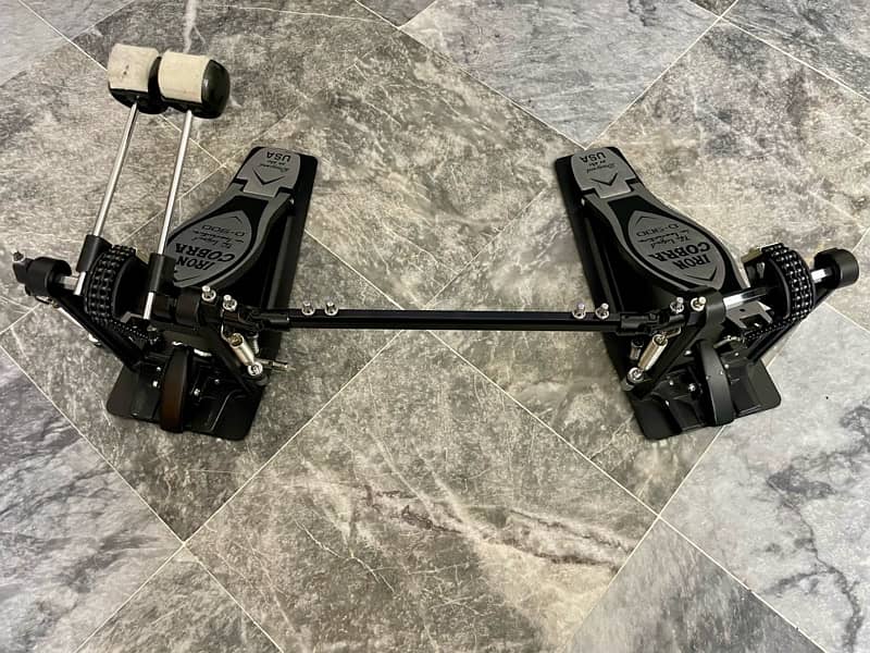 Drums Bass Pedal / Drums Bass/ iron Cobra D 900 Double bass pedal 2
