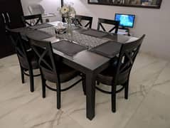 6 Persons Solid Wood Dining Table