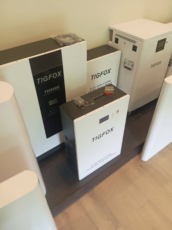 TigFox TB5120UW - 100AH 5kWh Solar Lithium Battery Wall Mount Li 5