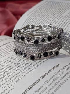 zircon bangle bracelets