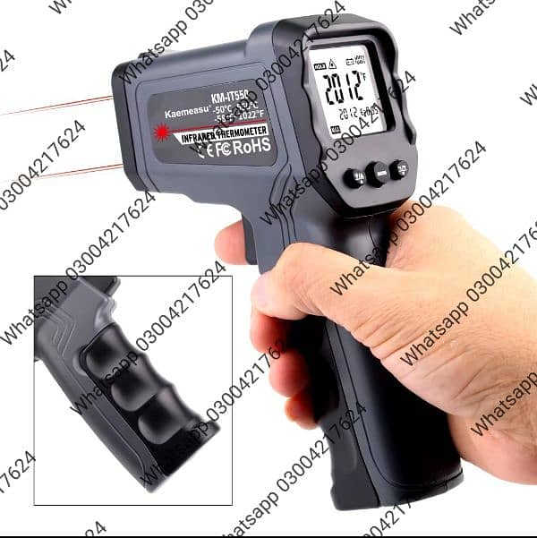 -50°C~2000°C Digital Infrared sports Non-contact Laser Temperatu 0