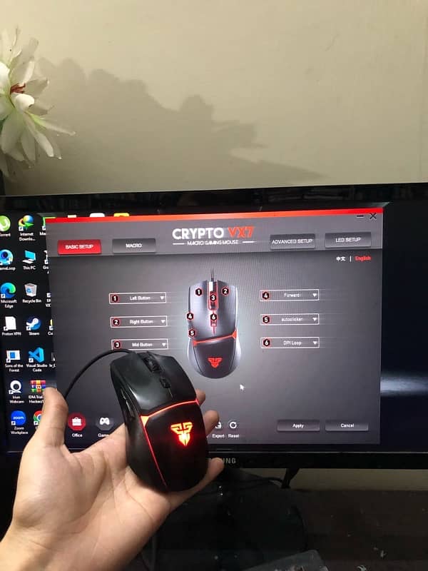 Fantech crypto vx7 Gaming Mouse - Computer Components - 1099780462