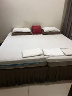 2 Single Beds With Soft and Comfortable Spring Mattress