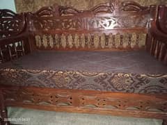 wooden Chinese sofa