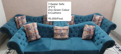 Sofa Set with cushions 3 * 2 * 2 *