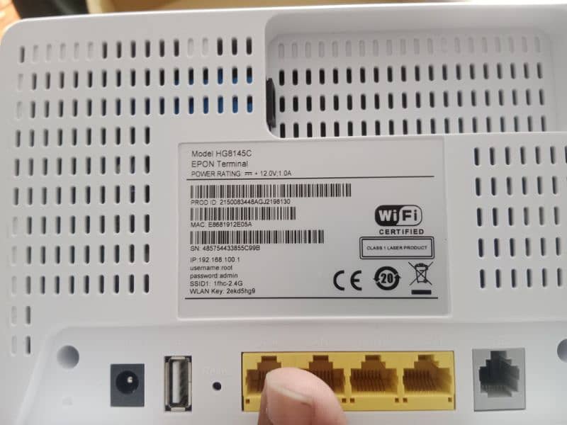 Huawei 8145c Epon 5dbi wifi router 2