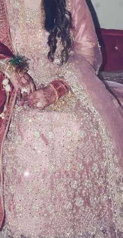 The bridal suit was used only for one day( pink maxi)