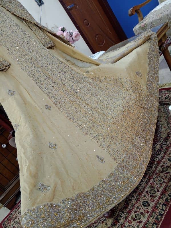 AS NEW BRIDAL DESIGNER MAXI ,Front Back Embroidered, Price Negotiable 3