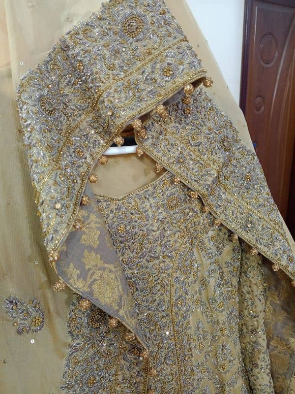 AS NEW BRIDAL DESIGNER MAXI ,Front Back Embroidered, Price Negotiable 4
