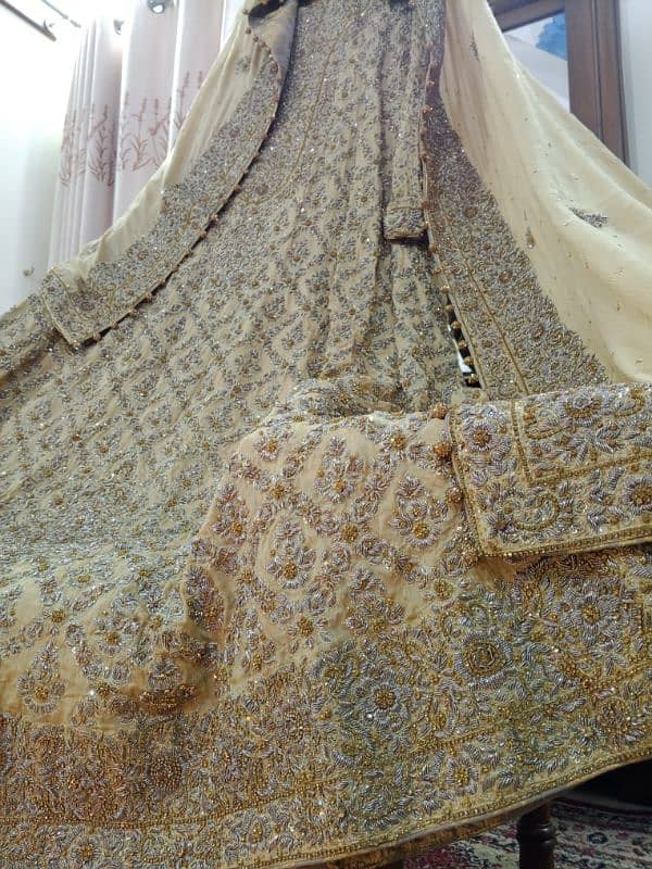 AS NEW BRIDAL DESIGNER MAXI ,Front Back Embroidered, Price Negotiable 9