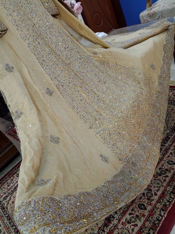 AS NEW BRIDAL DESIGNER MAXI ,Front Back Embroidered, Price Negotiable 10
