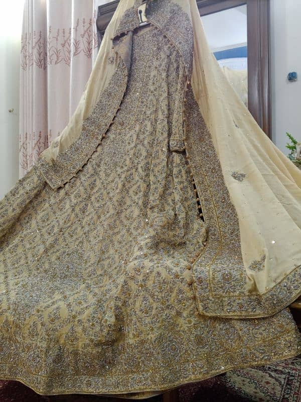 AS NEW BRIDAL DESIGNER MAXI ,Front Back Embroidered, Price Negotiable 16