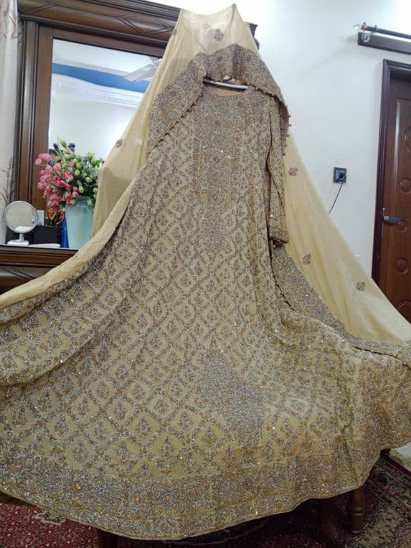AS NEW BRIDAL DESIGNER MAXI ,Front Back Embroidered, Price Negotiable 17