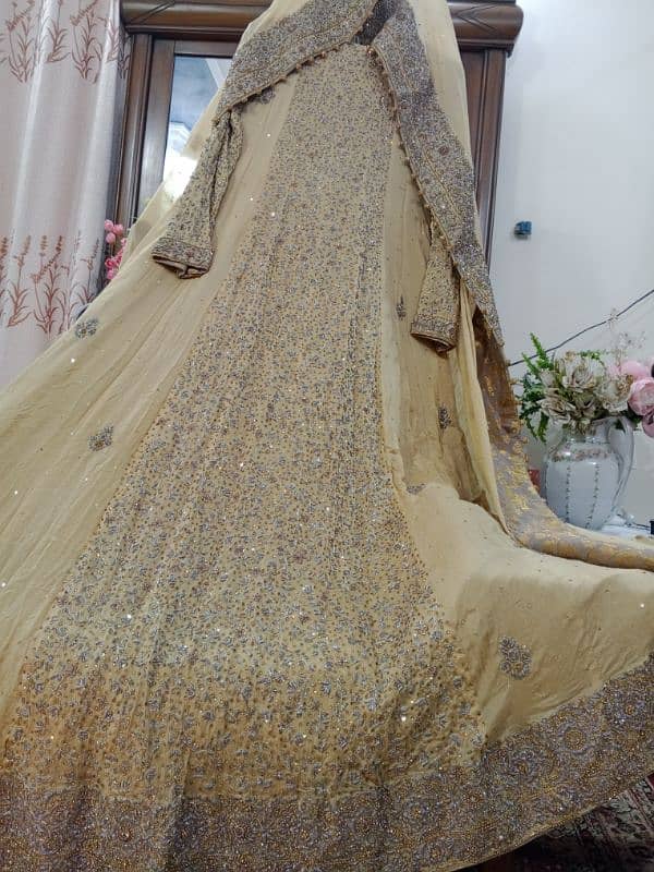 AS NEW BRIDAL DESIGNER MAXI ,Front Back Embroidered, Price Negotiable 19