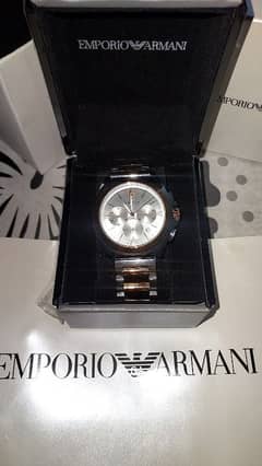 Authentic Emporio Armani Men's Chronograph Watch