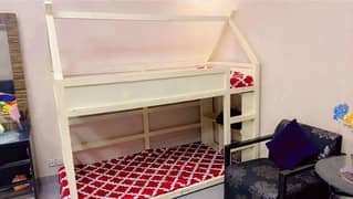 bunk bed for kids , 7 feet length full bed