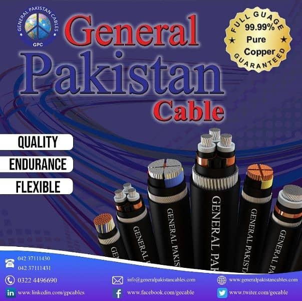 25 mm 3 core copper cables 19/52 wire 4