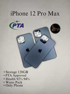 iphone 12 pro /12 pro max  /128gb /256gb /pta approved