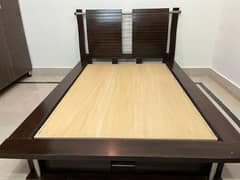 Single Bed for Sale with 2 Side Tables