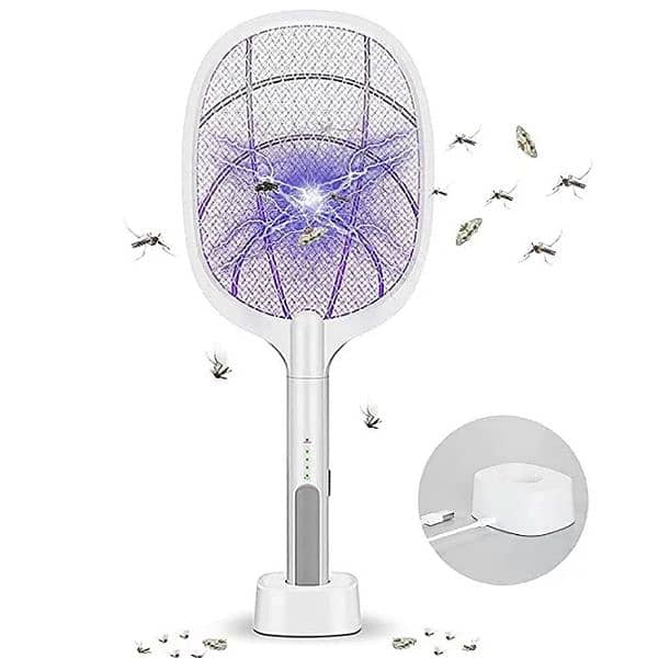 Electric Rechargeable Mosquito Killer Racket Lamp 0