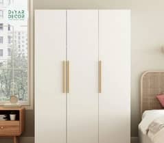 wooden wardrobe