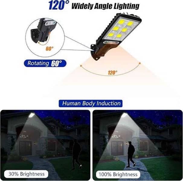 LED Solar Light Outdoor Ip68 Waterproof 108 COB 2