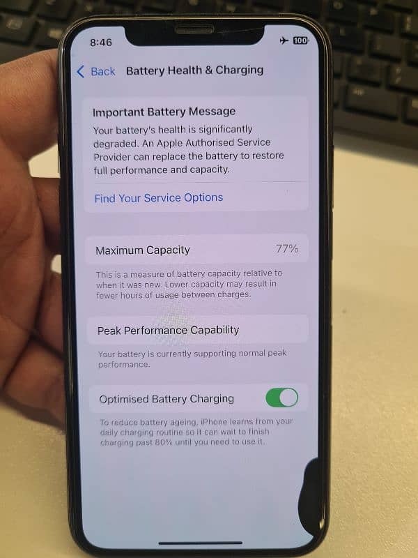 iphone xs FU non pta  only dot in led 03137165434 WhatsApp 2