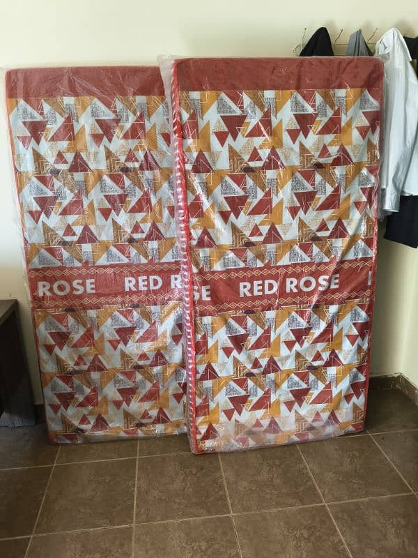 2 Single bed Mattress bilkul new he 10year warranty 2