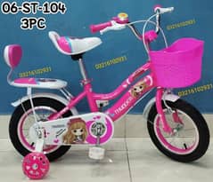 barbie cycle imported size 12 double seater with sporting wheels light