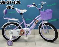 barbie cycle imported 16 double seater with sporting wheels light