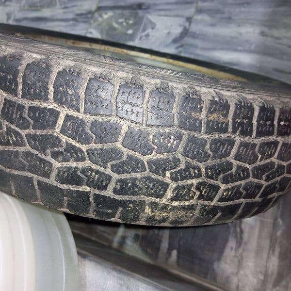 12 inch tyre with neat and clean Rim 2