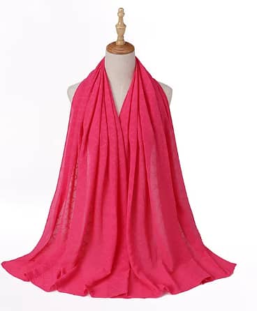 Crinkle Chiffon Stoller, Dupatta & Scarf – Soft, Lightweight & Stylish 1