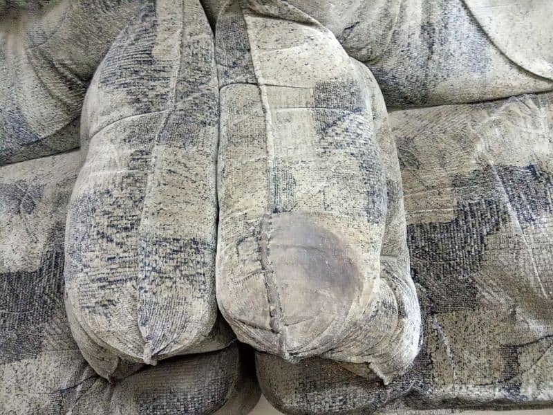 Sofa Set (3+1+1) Dark Grey Fabric 0