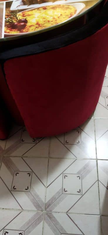 dining table 4 chair with table imported mirror 2