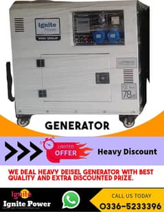 Ignite Power Diesel Generators ,5KW Diesel Generators